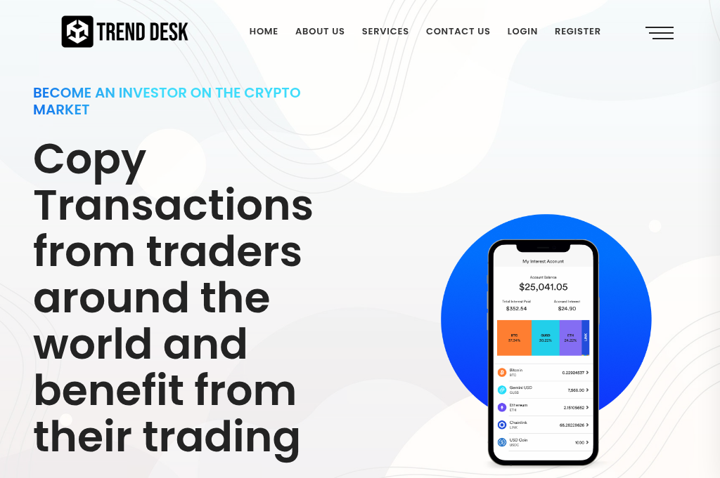 Screenshot of trenddesksinsights.com