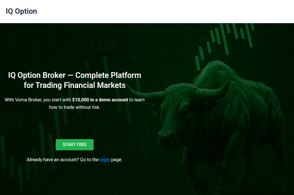 Screenshot of iq-option.io