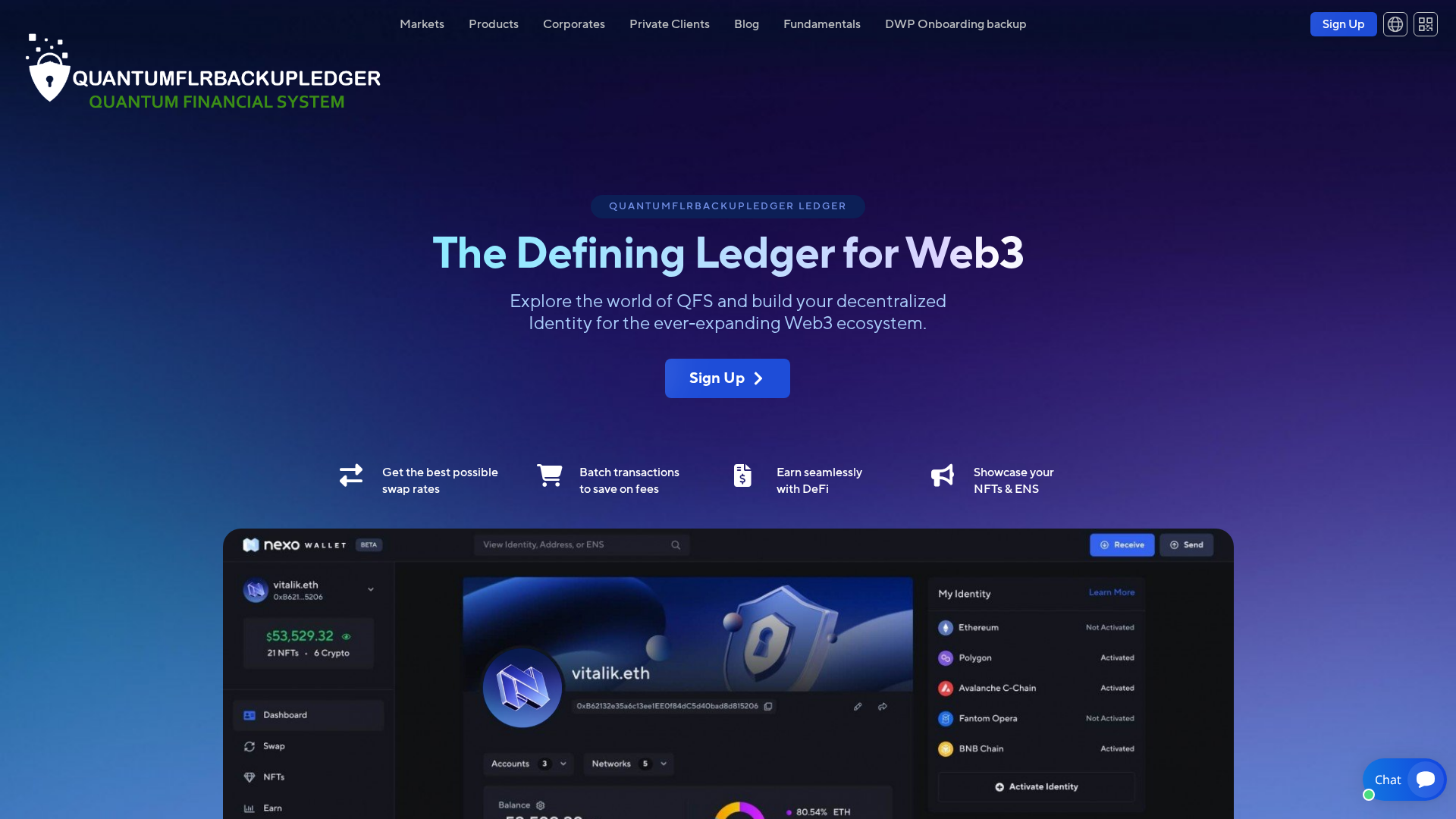 Screenshot of quantumflrbackupledger.co