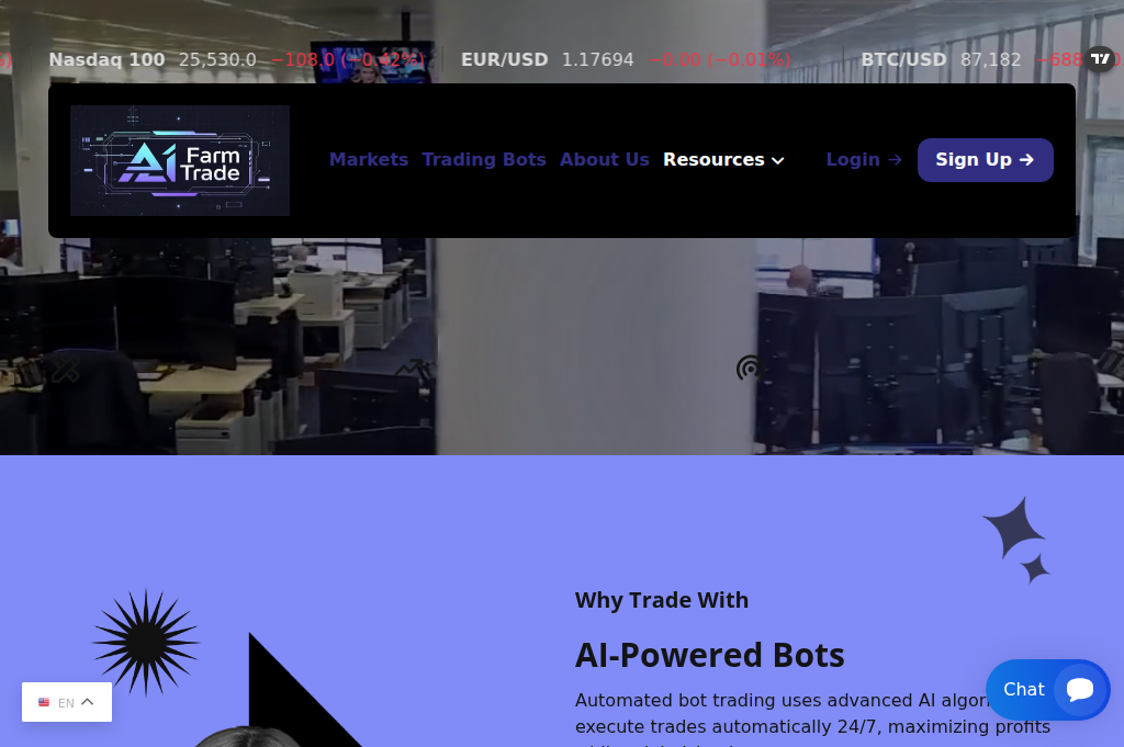 Screenshot of myaifarmtrades.com