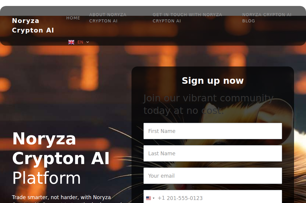 Screenshot of noryzacryptonai.net