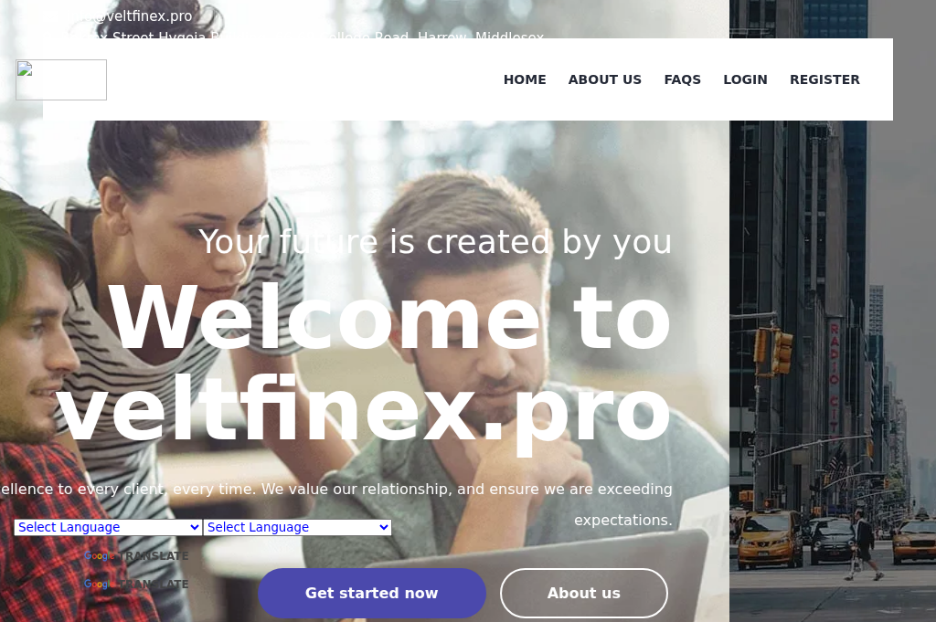 Screenshot of veltfinex.pro