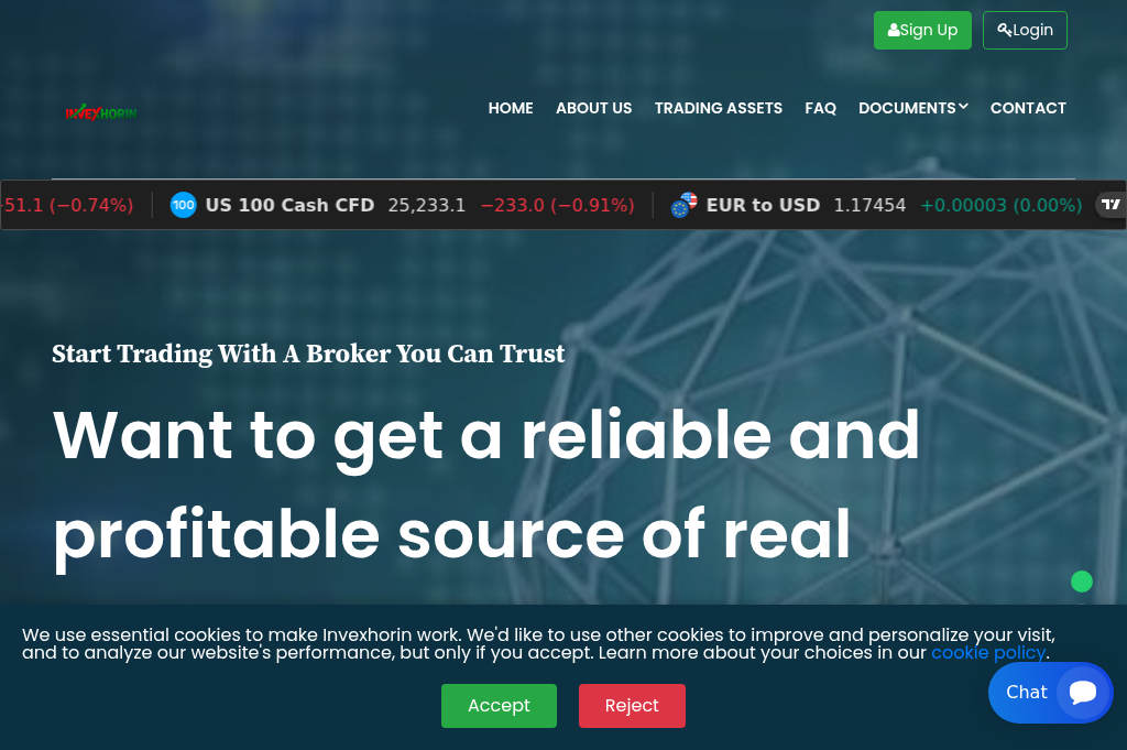 Screenshot of invexhorin.live