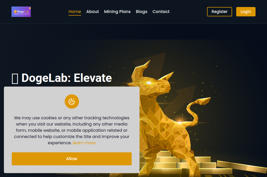 Screenshot of dogelab.com.ng