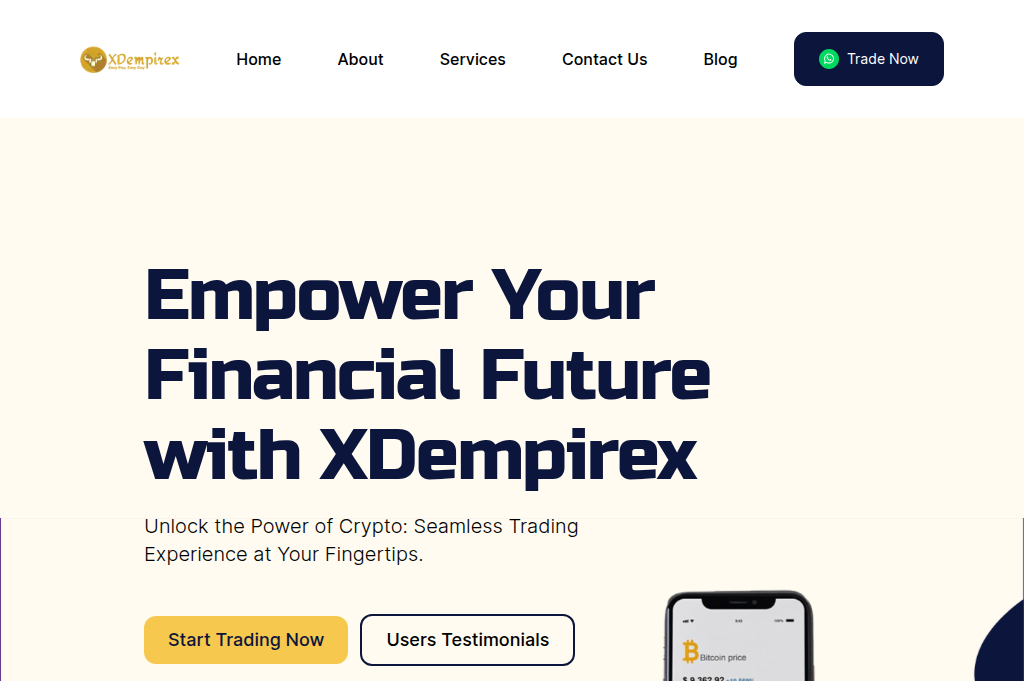 Screenshot of xdempirex.com