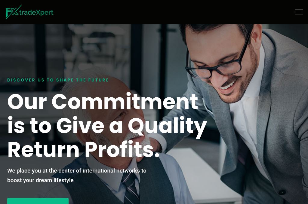 Screenshot of fxtradexpert.com