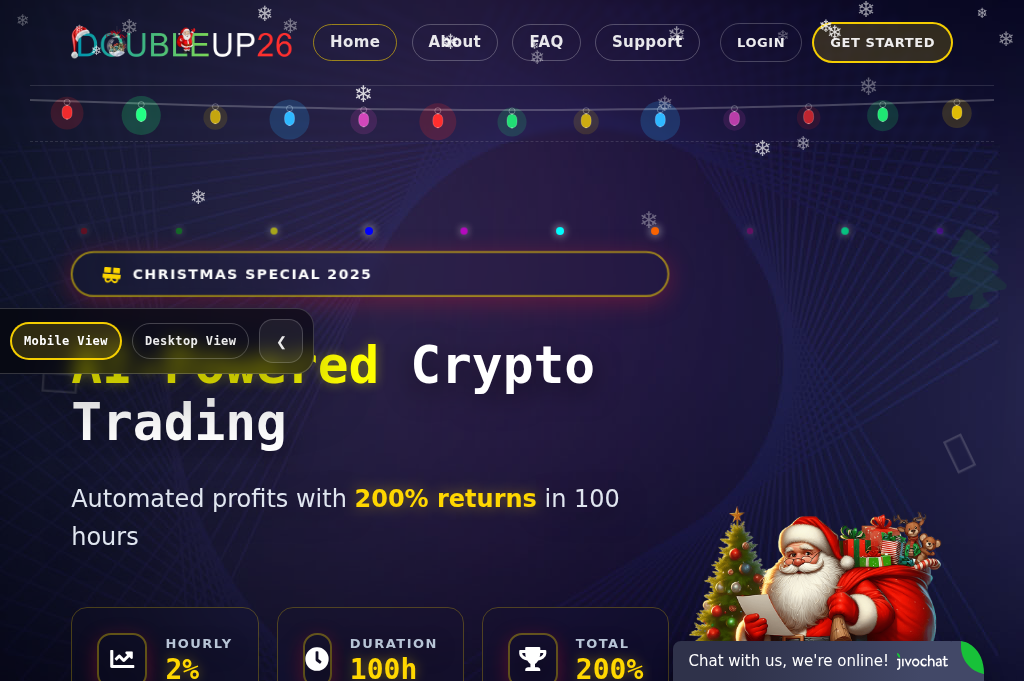 Screenshot of doubleup26.com