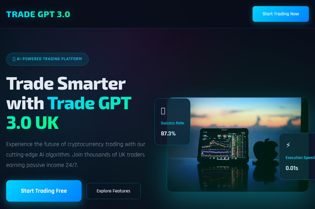 Screenshot of tradegpt30.co.uk