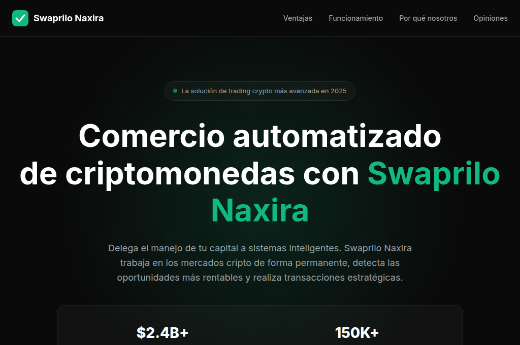 Screenshot of swaprilo-naxira.pro