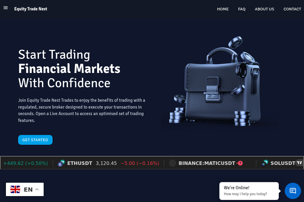 Screenshot of equitytradesnest.live