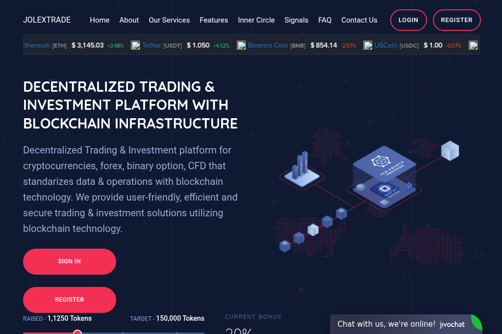 Screenshot of jolextrade.live