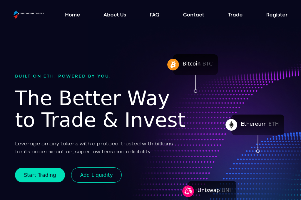 Screenshot of expertoptimaoption.com