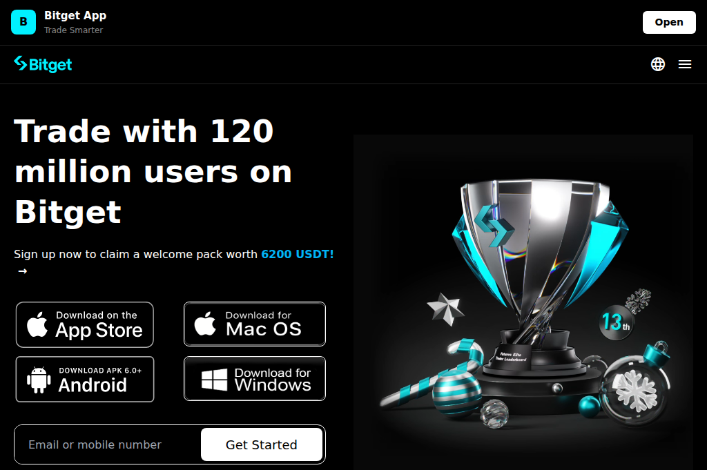 Screenshot of bitgetnet.com