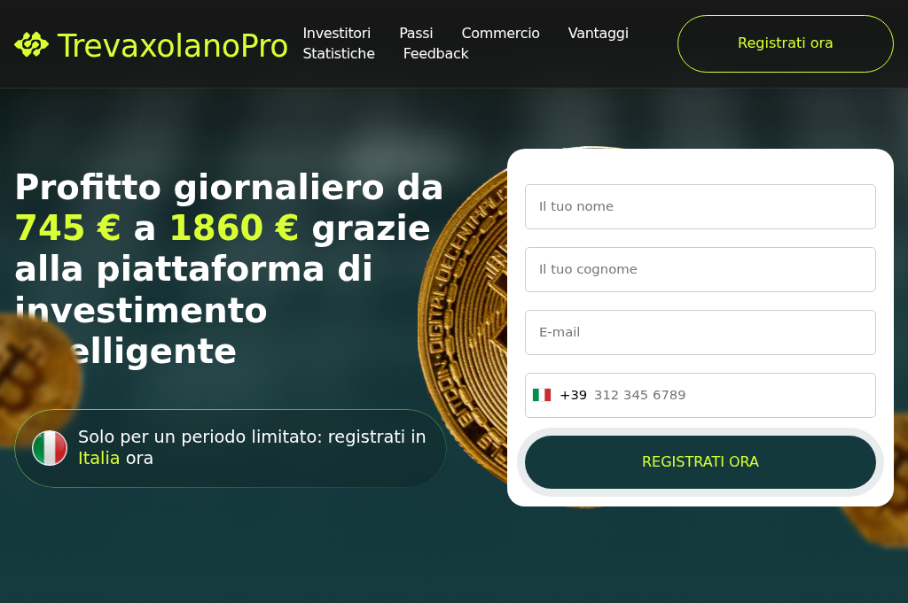 Screenshot of trevaxolanopro.com