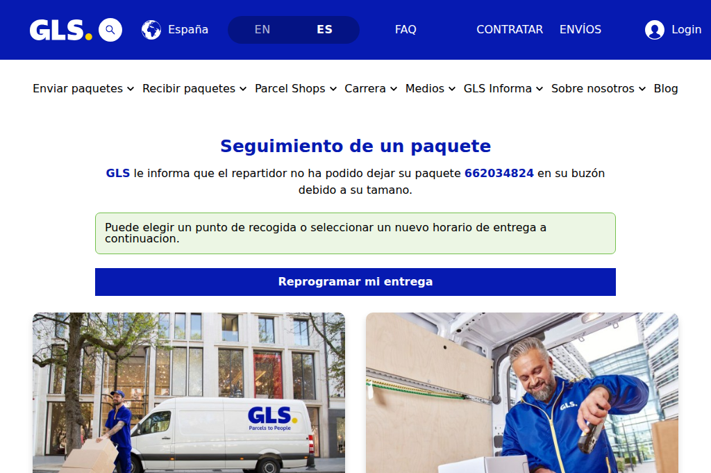 Screenshot of gls-grorup.cfd
