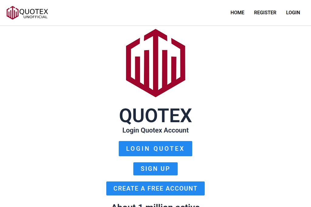 Screenshot of quotex-login.co