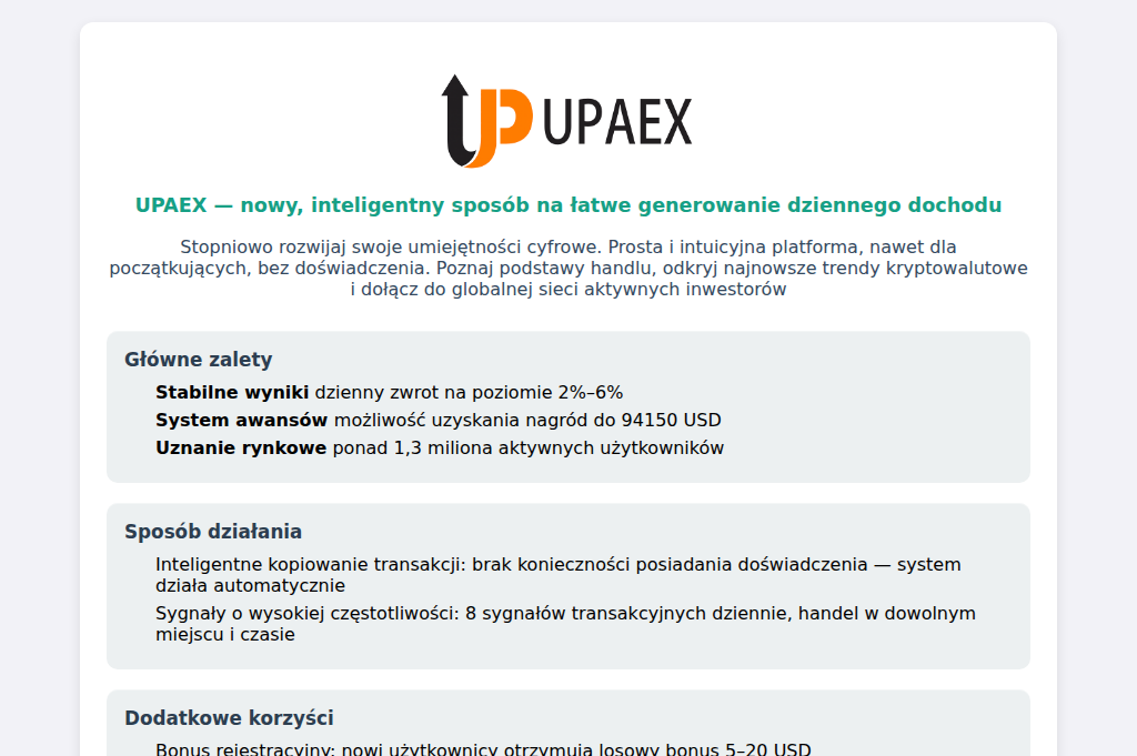 Screenshot of upaex9.com