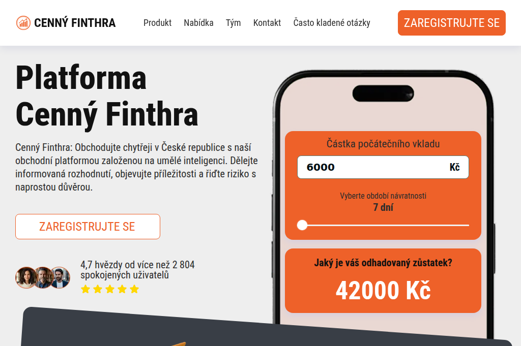 Screenshot of cennyfinthra-invest.net