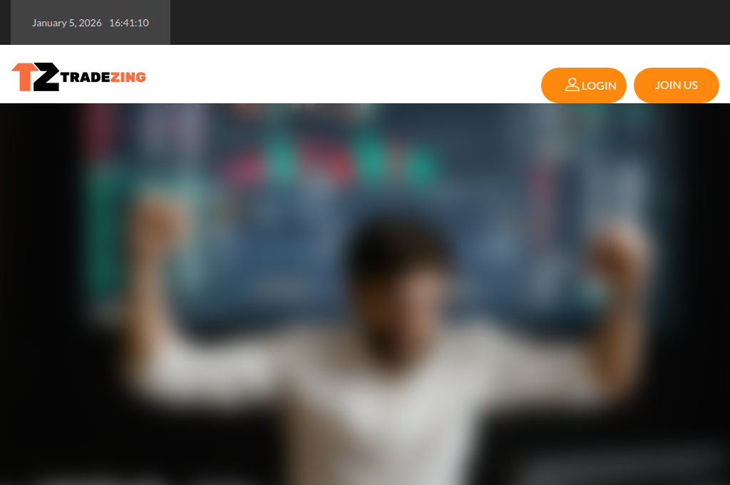 Screenshot of tradezing.co.in