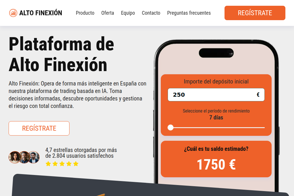 Screenshot of altofinexion-invest.com