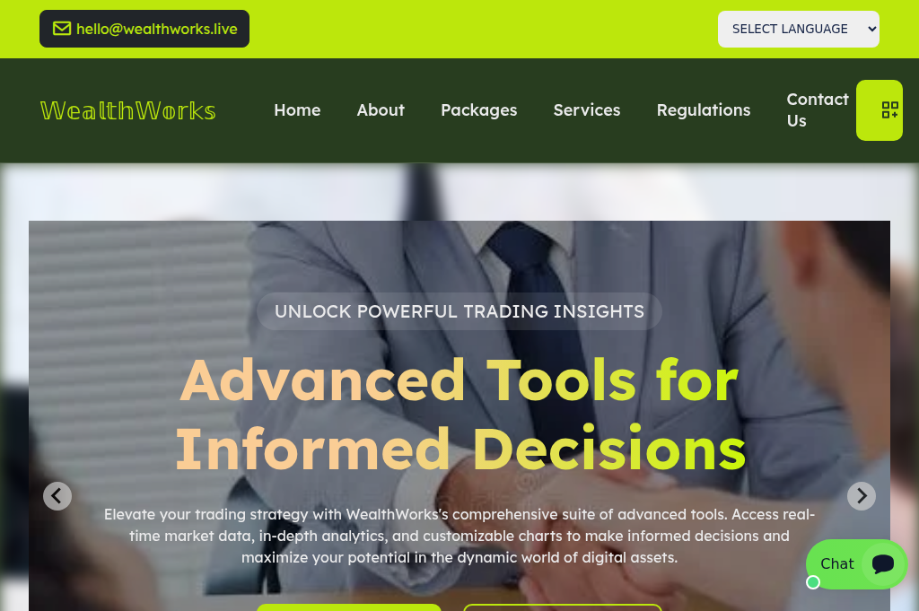 Screenshot of wealthworks.live