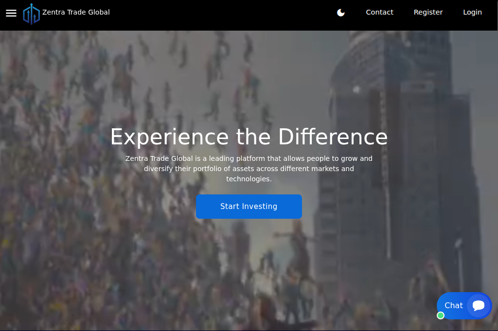 Screenshot of zentratradeglobal.com
