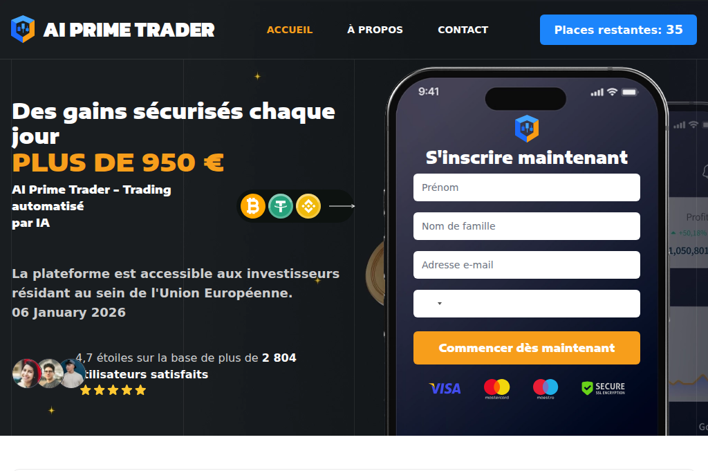 Screenshot of ai-primetrader.net