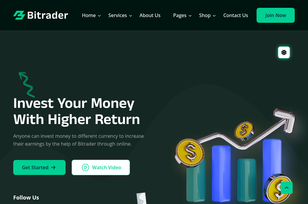 Screenshot of quantumtrading.tech