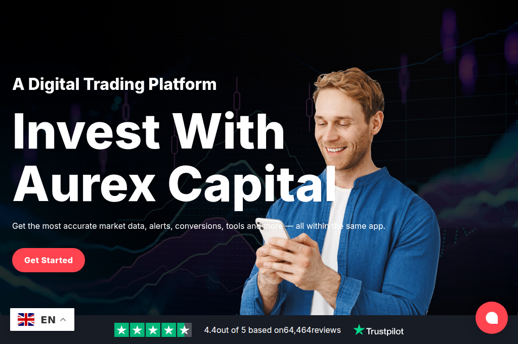 Screenshot of aurexcapital.uk