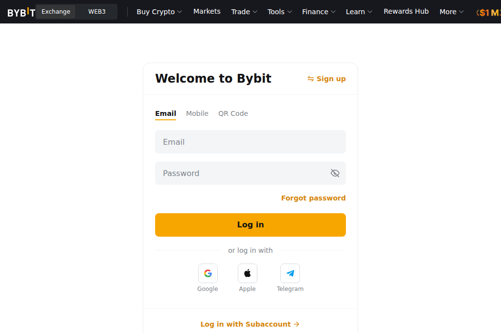Screenshot of bybit-web.sytes.net