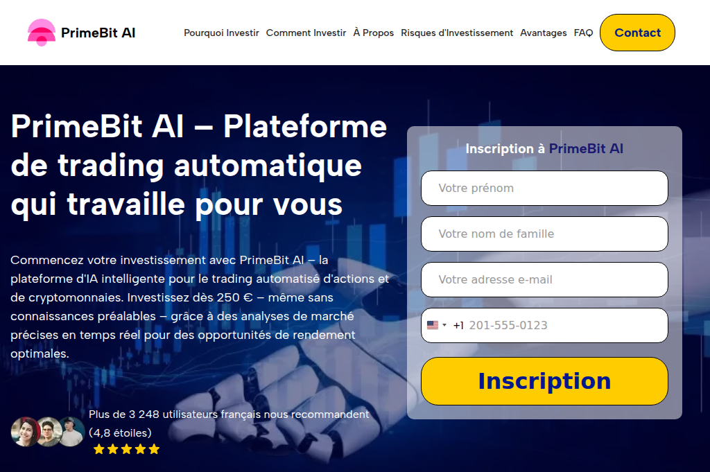 Screenshot of prime-bitai.com