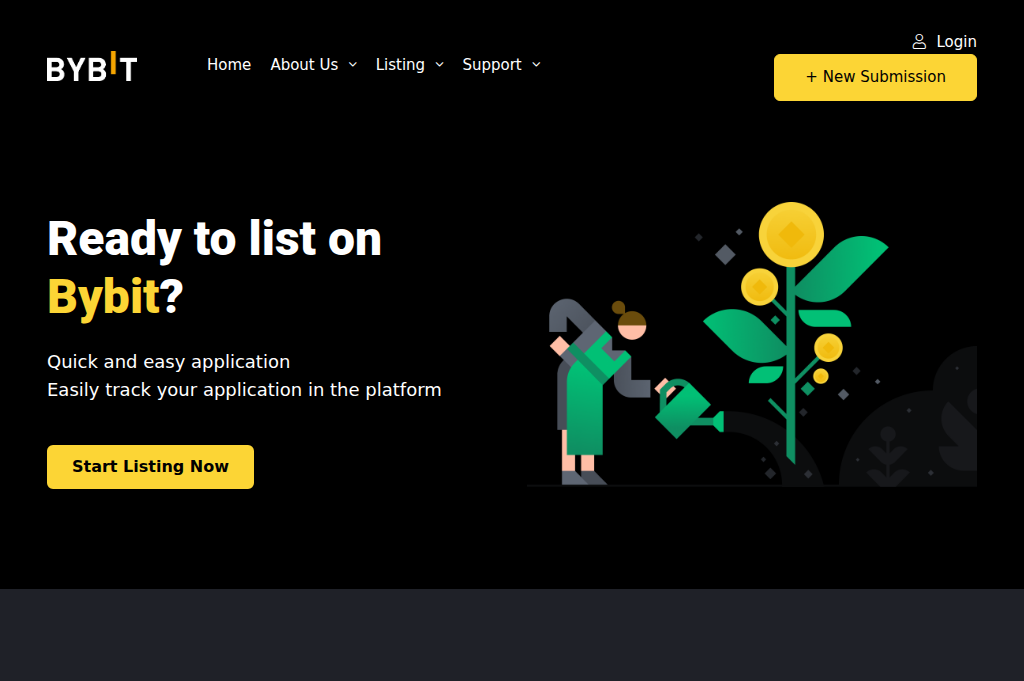 Screenshot of listing-bybit.com