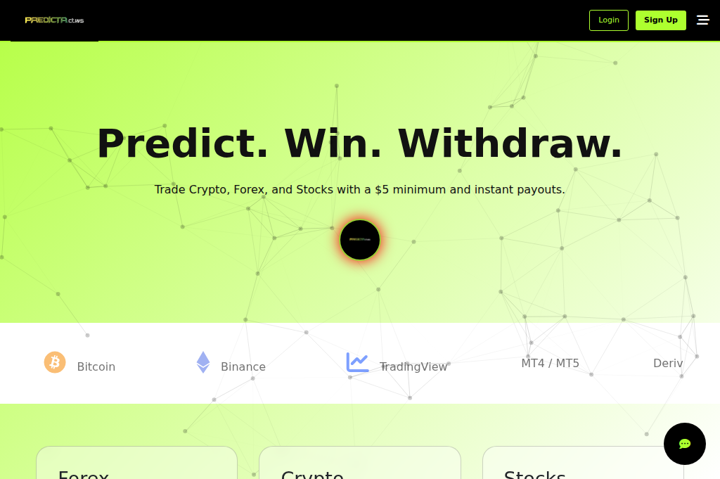 Screenshot of predictamarkets.co.ke