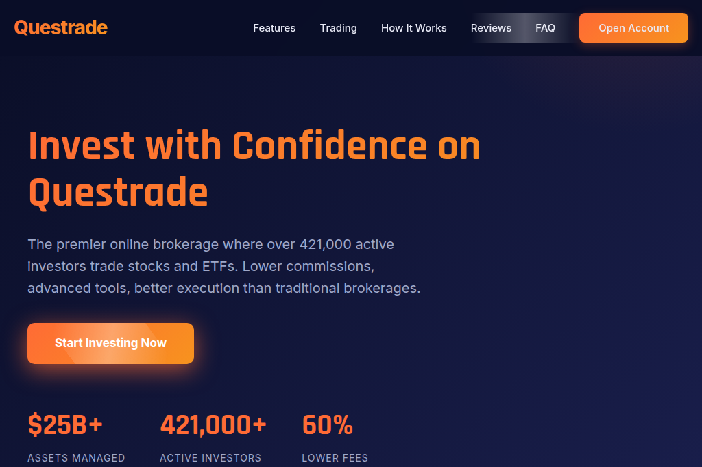 Screenshot of questrade.co.com