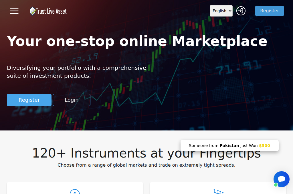 Screenshot of trustliveasset.com