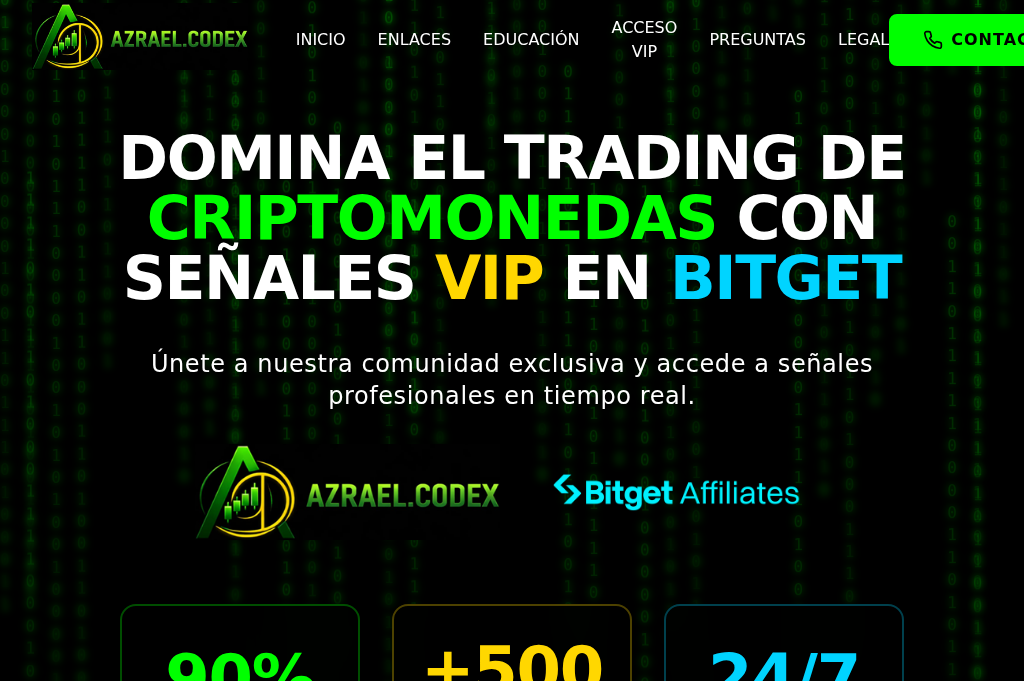 Screenshot of azraelcodex.com