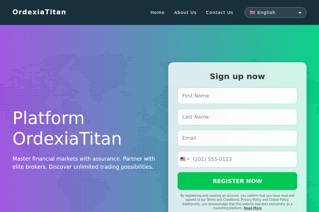 Screenshot of ordexiatitan.net