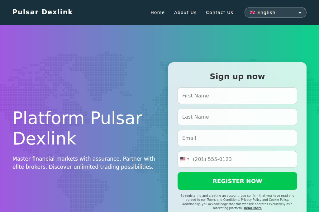 Screenshot of pulsardexlink.com