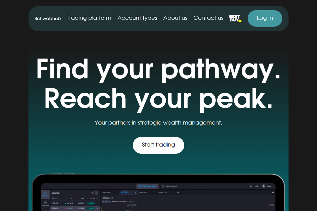 Screenshot of schwb-hub.org