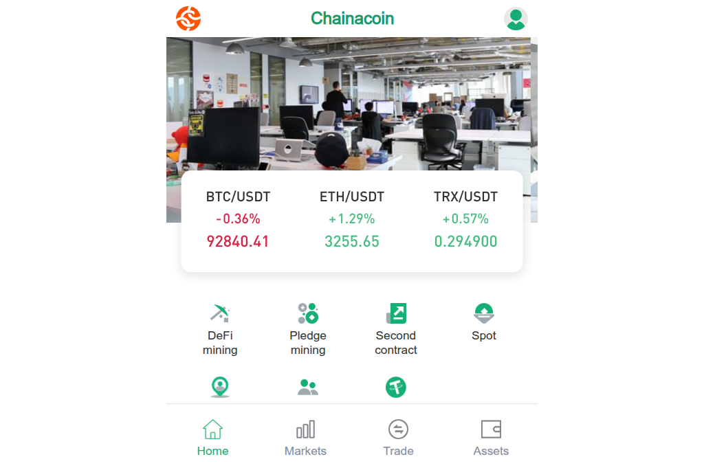 Screenshot of chainascoins.vip