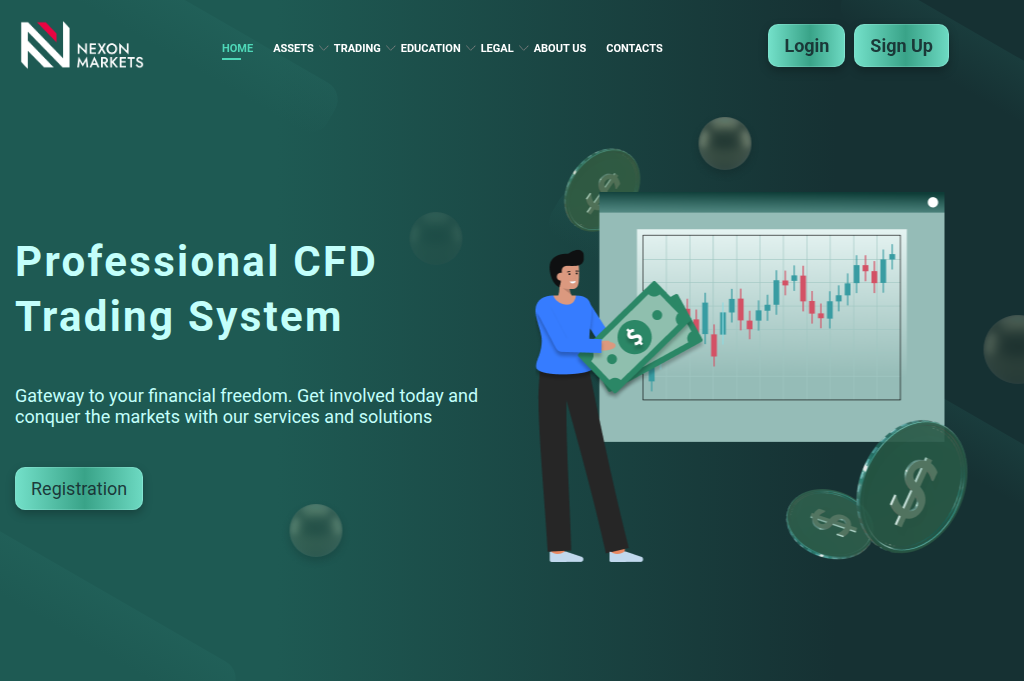 Screenshot of nexonltd.com