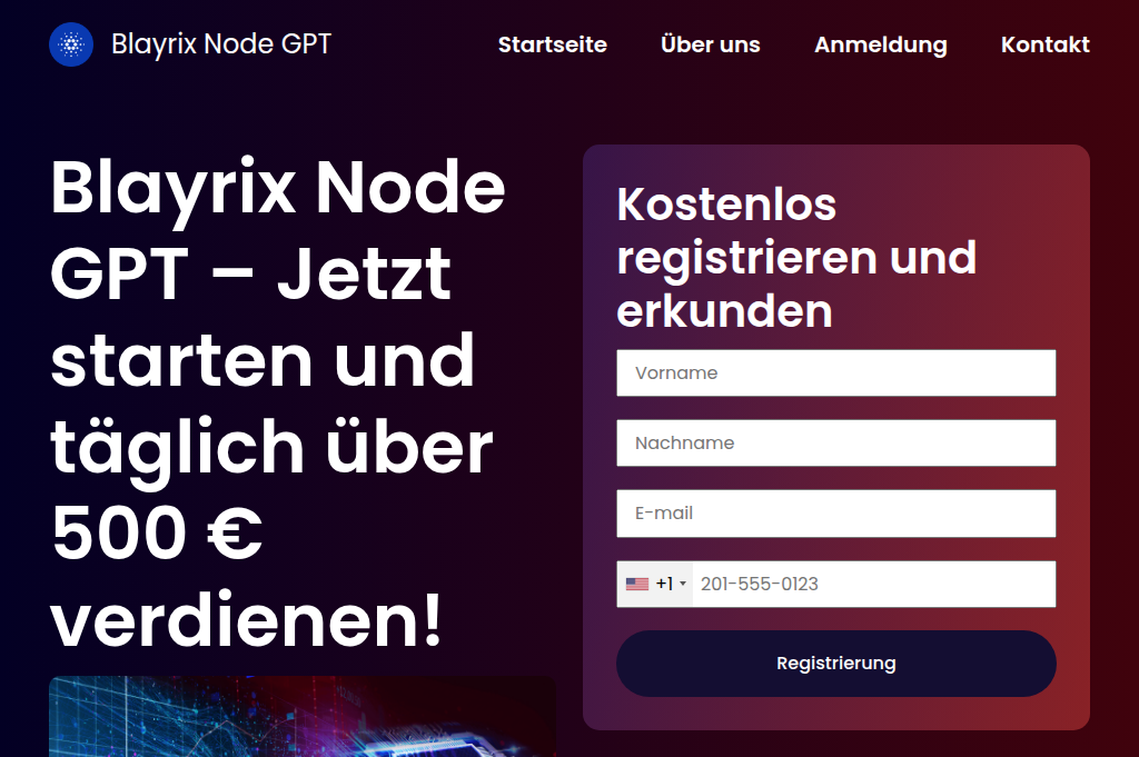 Screenshot of blayrixnodegptpro.de