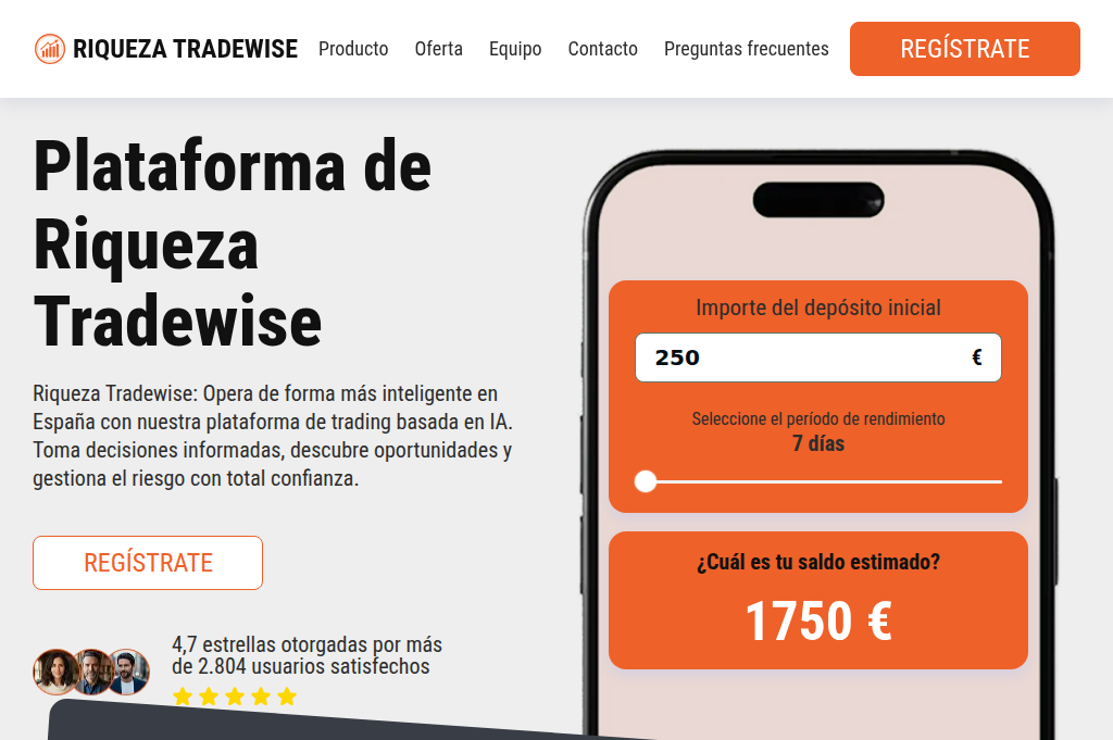 Screenshot of riquezatradewise.org