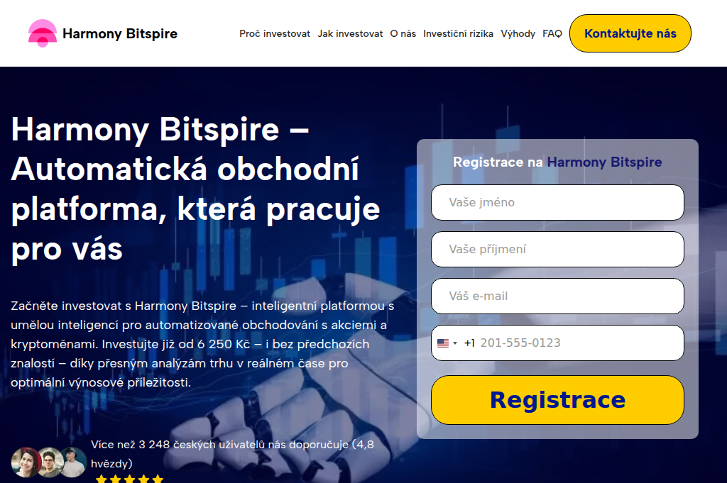 Screenshot of harmony-bitspire.org