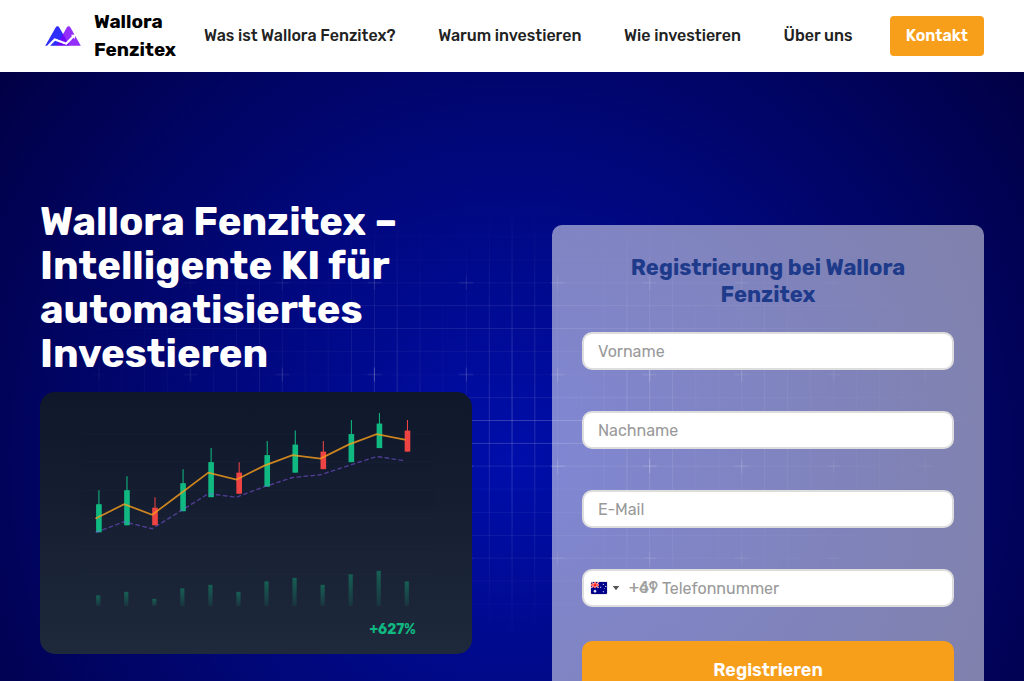 Screenshot of wallorafenzitex.de