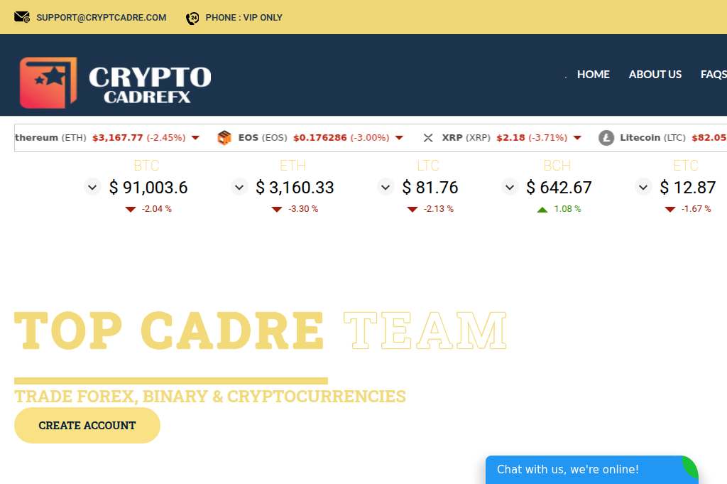 Screenshot of topcadreteam.com