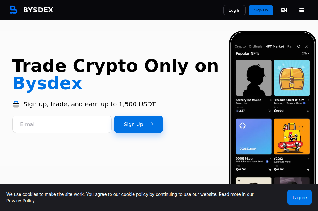 Screenshot of bysdex.io