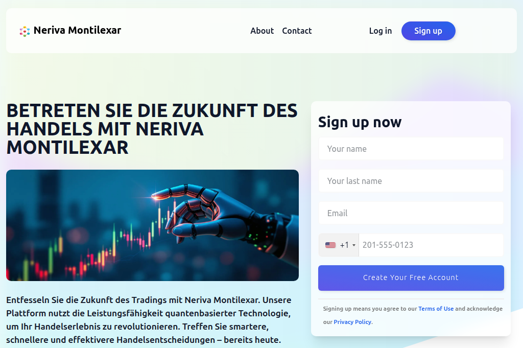 Screenshot of nerivamontilexarexneo.de