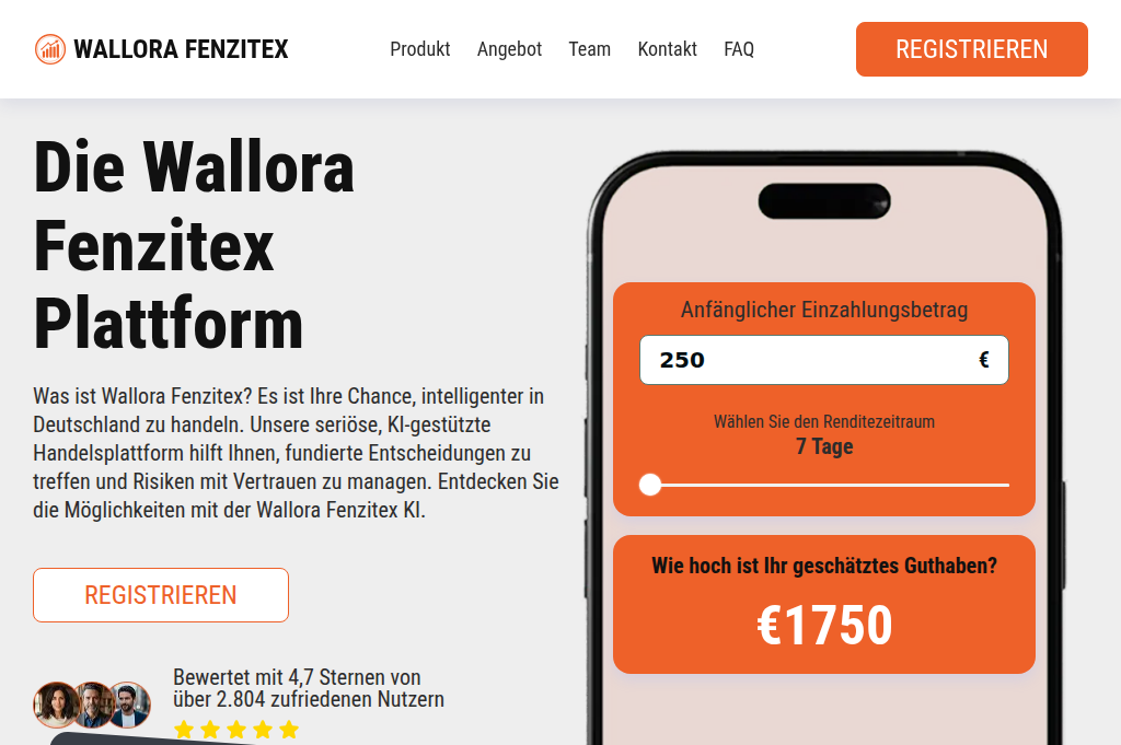 Screenshot of wallora-fenzitex.net