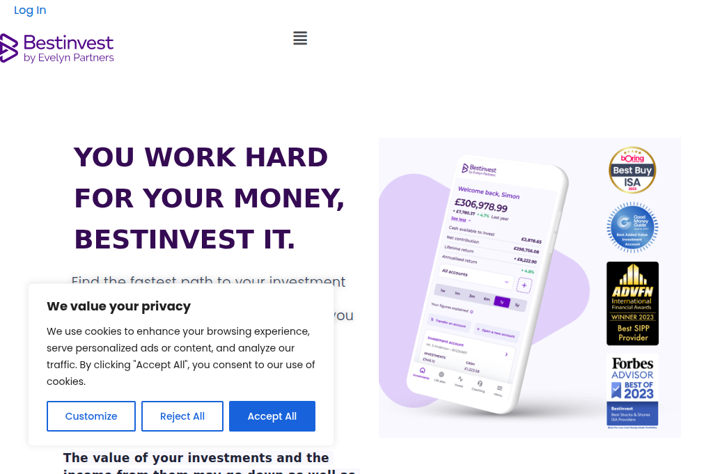 Screenshot of best-invest.net